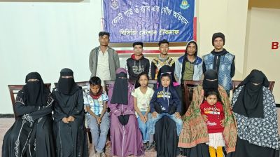 মালয়েশিয়ায় পাচারকালে নারী, পুরুষ ও শিশুসহ ১৫ জন উদ্ধার