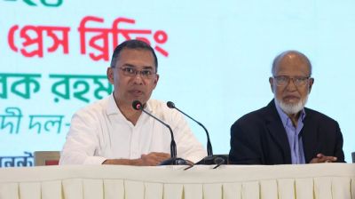 এ বিজয় গণতন্ত্রের, বাংলাদেশকে তাঁবেদারি রাষ্ট্র বানাতে দেয়া হবে না: তারেক রহমান