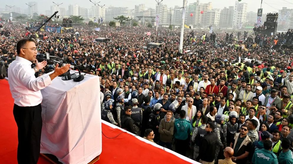 ঢাকার ৬ স্থানে আজ তারেক রহমানের জনসভা 
