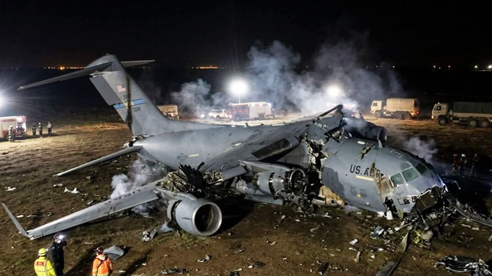 বিধ্বস্ত মার্কিন সামরিক বিমানের ছয় ক্রুর সবাই নিহত