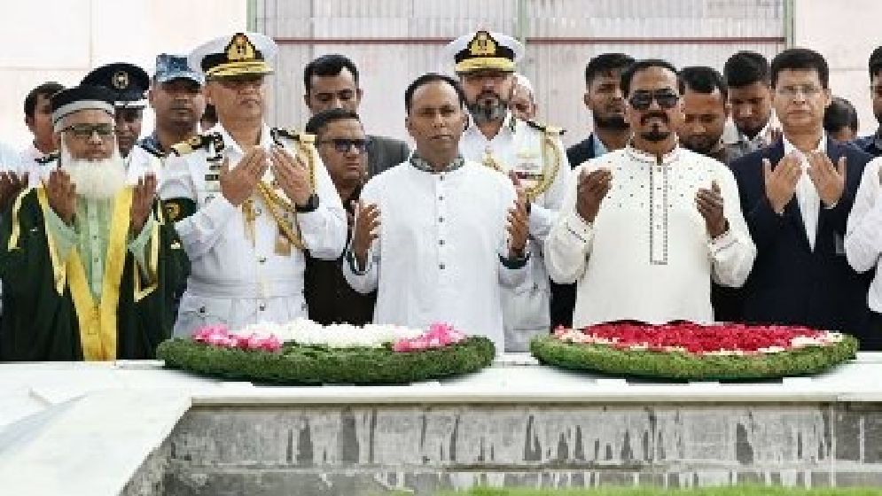 শহীদ জিয়া-খালেদা জিয়ার সমাধিতে স্পিকার ও ডেপুটি স্পিকার