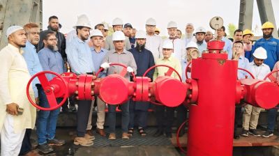 শ্রীকাইল গ্যাসক্ষেত্রে নতুন কূপ উদ্বোধন