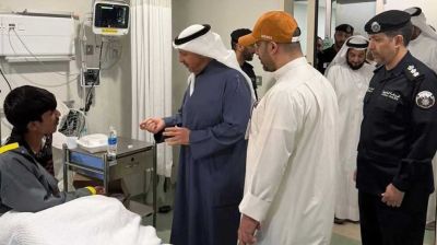 কুয়েতে আহতদের পাশে প্রধানমন্ত্রী