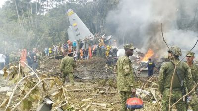 কলম্বিয়ায় সামরিক কার্গো বিমান বিধ্বস্ত, নিহত ৩৪