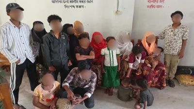 পলাতক ৩৭ রোহিঙ্গা আটক