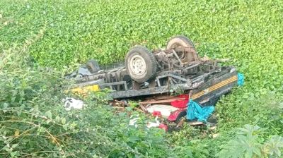 হবিগঞ্জে বাস-পিকআপ সংঘর্ষে নারীসহ নিহত ৪  