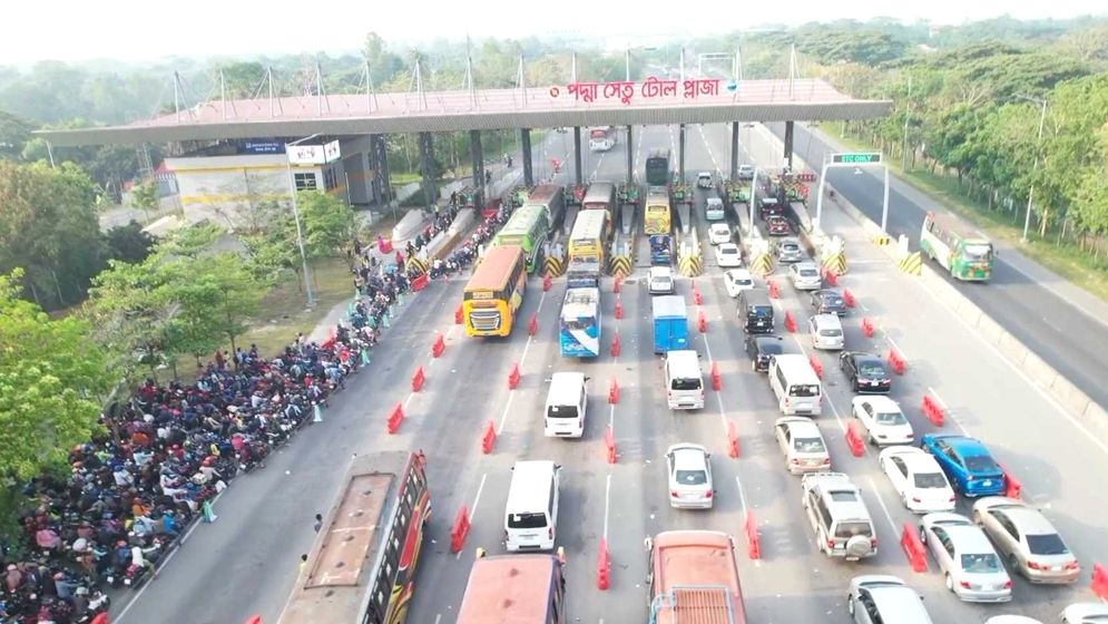 পদ্মা সেতুতে ৯ ঘণ্টায় কোটি টাকার বেশি টোল আদায়  