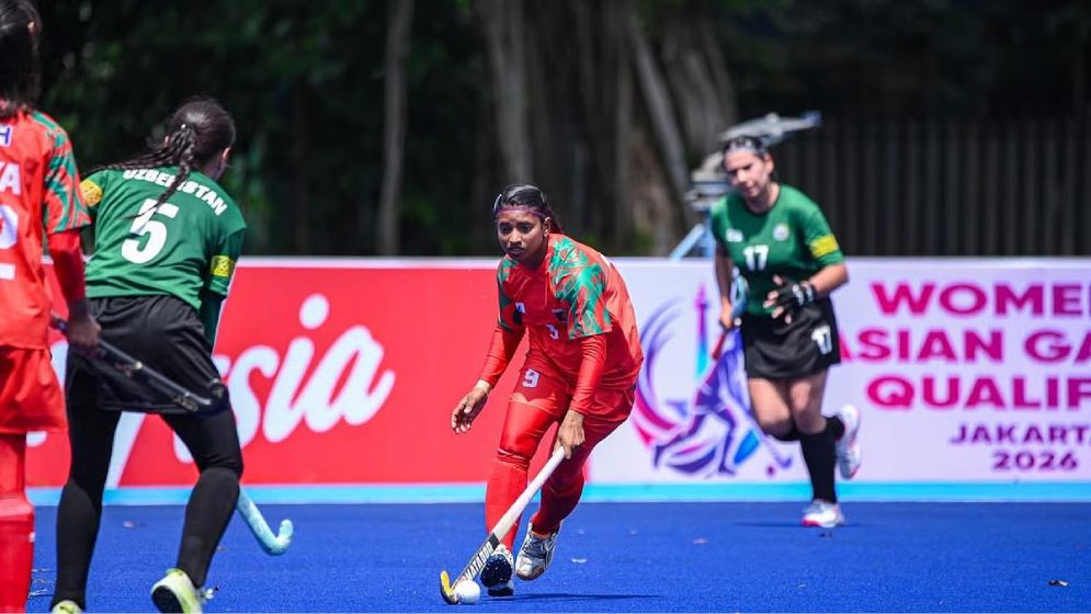 আন্তর্জাতিক হকিতে ইতিহাস গড়ল বাংলাদেশের মেয়েরা