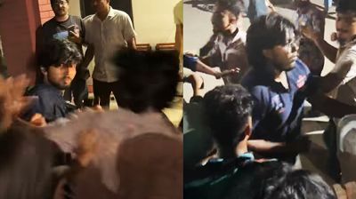 শাহবাগ থানায় মুসাদ্দিক ও জুবায়েরকে পেটালো ছাত্রদল