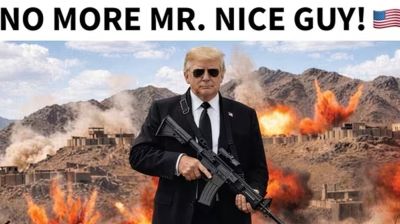 এবার জেমস বন্ড রূপে ট্রাম্প, বললেন ভদ্র সাজার দিন শেষ