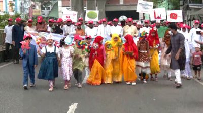 রাজধানীতে জামায়াতের বৈশাখী শোভাযাত্রা