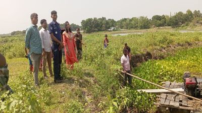 অবৈধভাবে মাটি কাটায় জরিমানা 