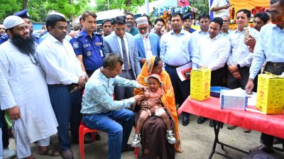 রাজশাহীসহ পাঁচ জেলায় হাম টিকাদান কর্মসূচি শুরু