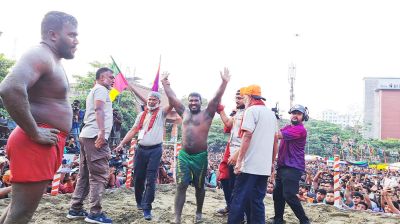 ঐতিহাসিক বলী খেলায় হ্যাটট্রিক জয় কুমিল্লার বাঘার