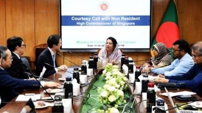 বাংলাদেশে বিমানবন্দর উন্নয়নে আগ্রহী সিঙ্গাপুর