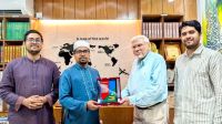 শিবির সভাপতির সঙ্গে পাকিস্তান জামায়াত নেতার সাক্ষাৎ  
