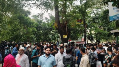 ধানমন্ডিতে তোফায়েল আহমেদের জানাজা অনুষ্ঠিত