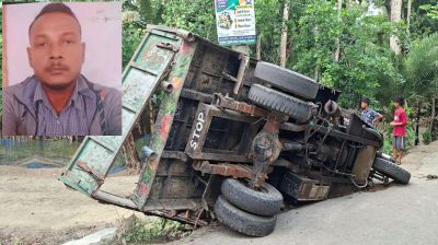 শরণখোলায় নসিমন উল্টে প্রাণ গেলো সৌদি প্রবাসীর  