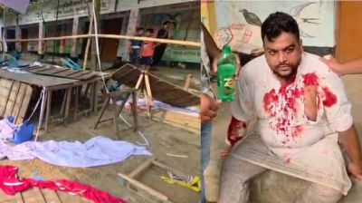 এনসিপির ফল উৎসবের মঞ্চ ও প্যান্ডেল ভাঙচুর, আহত ১০