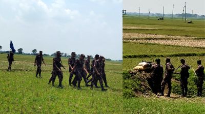 দুদিন ধরে নো-ম্যানস ল্যান্ডে নারী-শিশুসহ ১২ জন